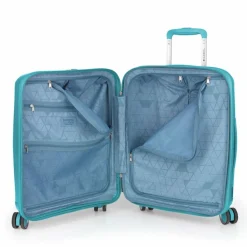 Gabol Hartgepäck Kabinengepäck|4-Rollen Kabinentrolleys<Queens 4 Rollen Kabinentrolley S 54 cm mit Dehnfalte verde menta