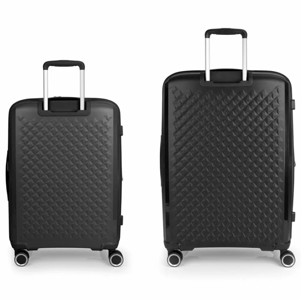 Gabol Koffersets Als Hartgepäck|Koffersets 2-Teilig<Queens 4 Rollen Kofferset 2-teilig mit Dehnfalte negro
