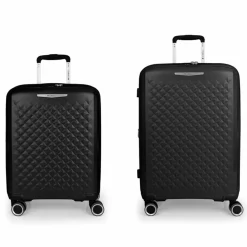 Gabol Koffersets Als Hartgepäck|Koffersets 2-Teilig<Queens 4 Rollen Kofferset 2-teilig mit Dehnfalte negro