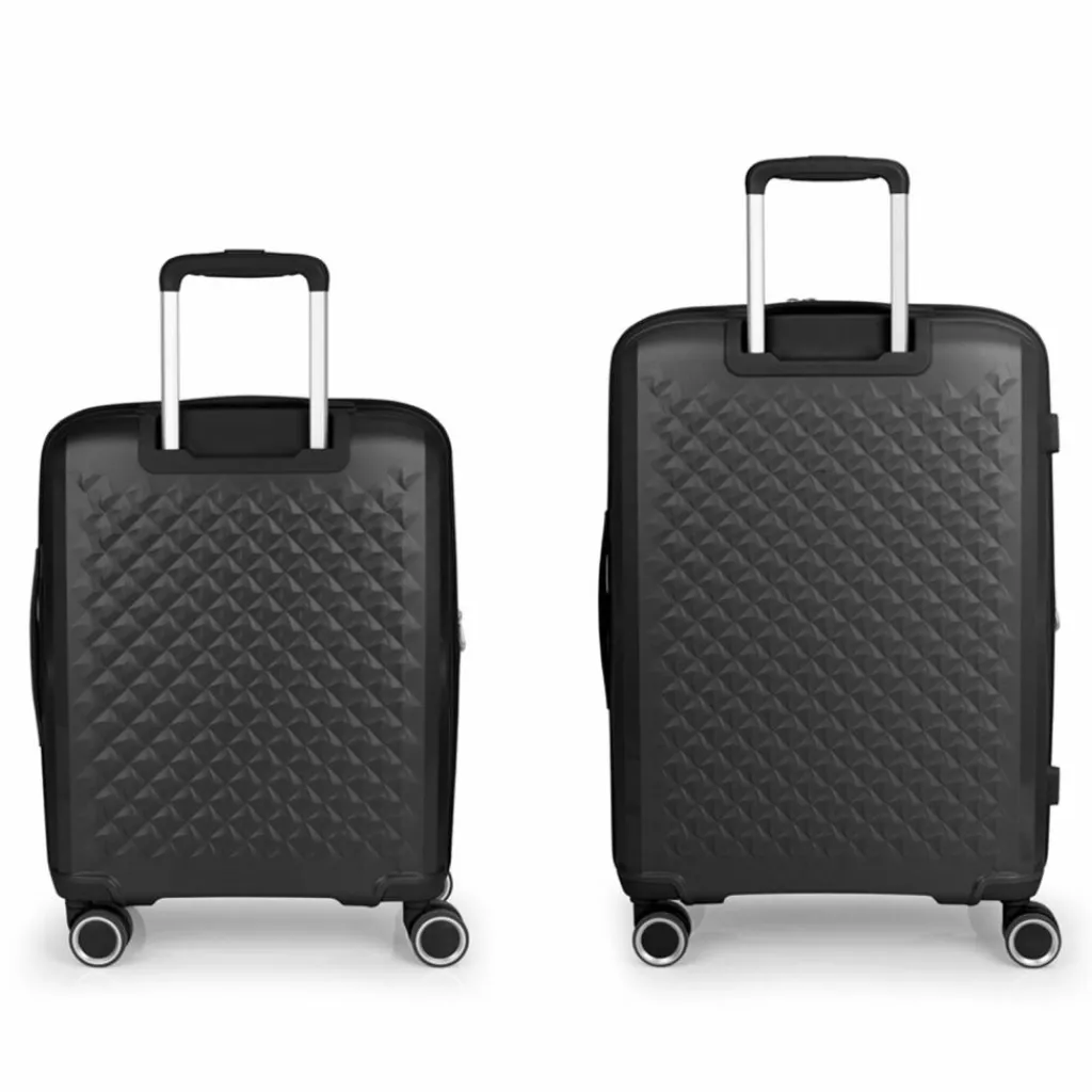 Gabol Koffersets Als Hartgepäck|Koffersets 2-Teilig<Queens 4 Rollen Kofferset 2-teilig mit Dehnfalte negro