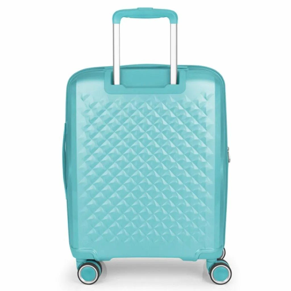 Best Gabol Queens 4 Rollen Kofferset 4-teilig mit Dehnfalte verde menta