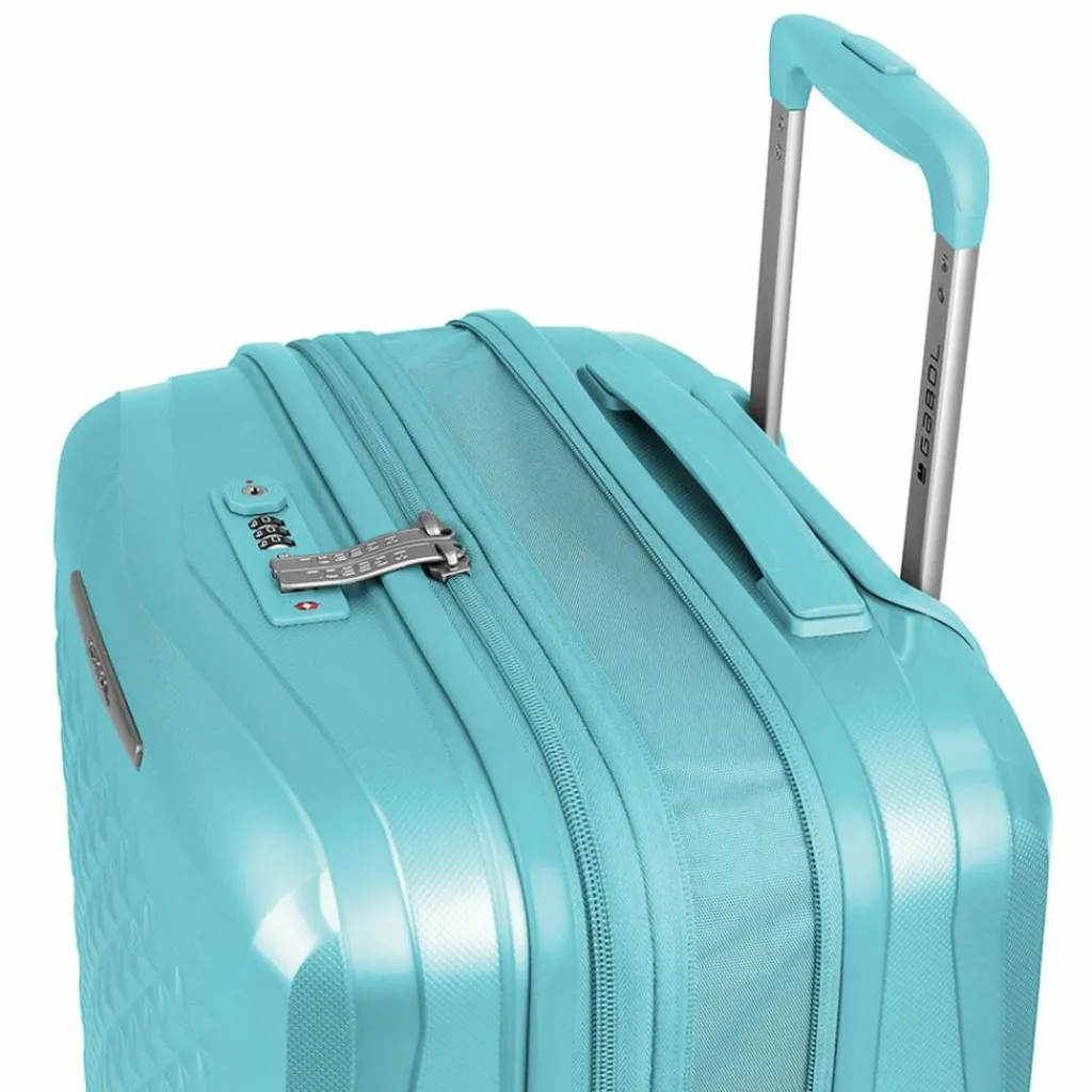 Best Gabol Queens 4 Rollen Kofferset 4-teilig mit Dehnfalte verde menta