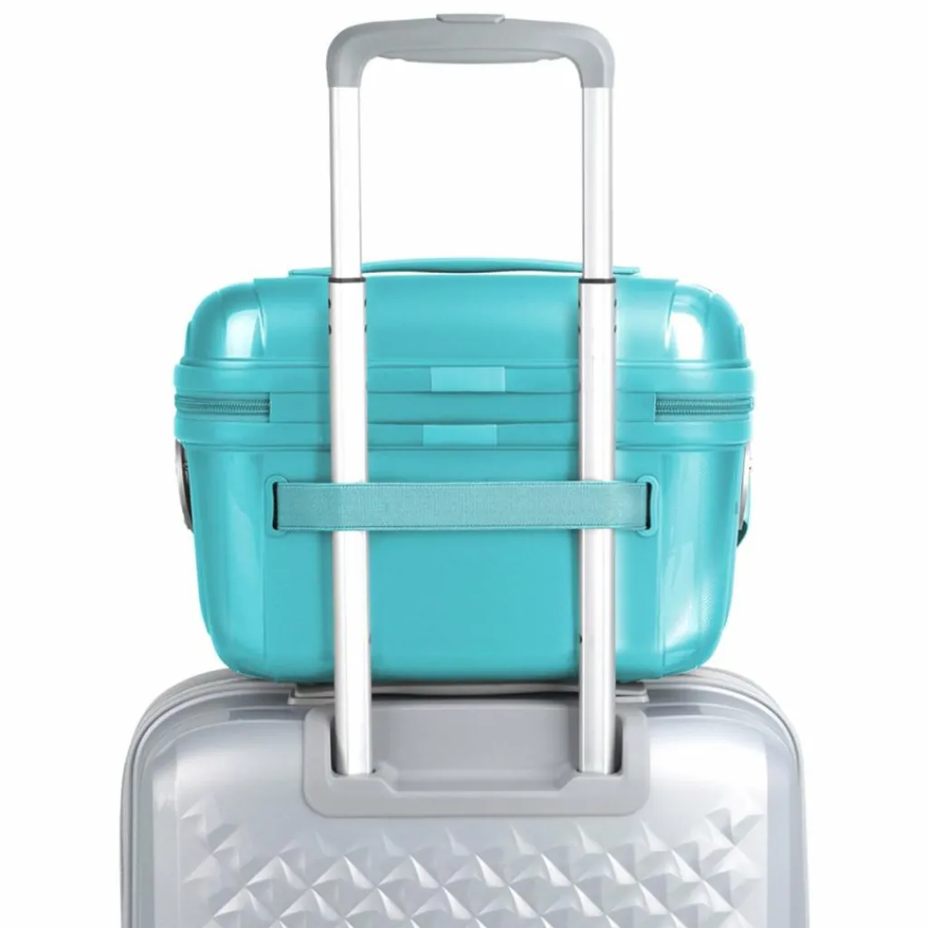 Best Gabol Queens 4 Rollen Kofferset 4-teilig mit Dehnfalte verde menta