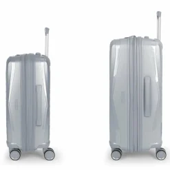 Outlet Gabol Queens 4 Rollen Kofferset 2-teilig mit Dehnfalte plata