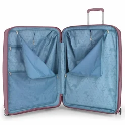 Discount Gabol Queens 4 Rollen Kofferset 2-teilig mit Dehnfalte lila