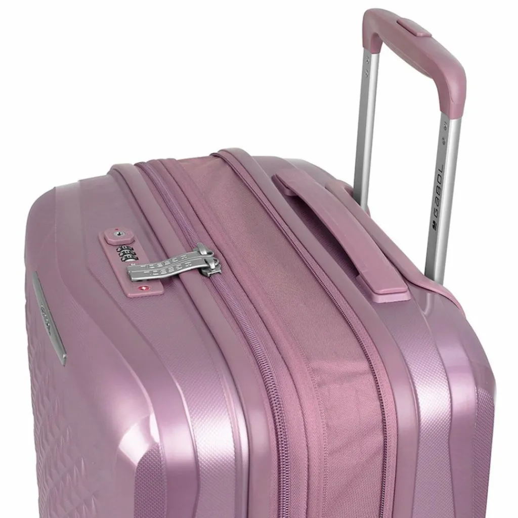 Online Gabol Queens 4 Rollen Kofferset 4-teilig mit Dehnfalte lila