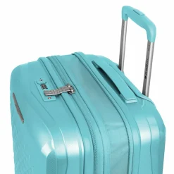 New Gabol Queens 4 Rollen Kofferset 2-teilig mit Dehnfalte verde menta