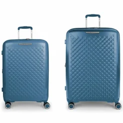 Gabol Koffersets Als Hartgepäck|Koffersets 2-Teilig<Queens 4 Rollen Kofferset 2-teilig mit Dehnfalte azul