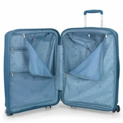 Clearance Gabol Queens 4 Rollen Kofferset 2-teilig mit Dehnfalte azul