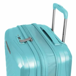 Gabol 4-Rollen Koffer|Hartgepäck<Queens 4 Rollen Trolley M 64.5 cm mit Dehnfalte verde menta
