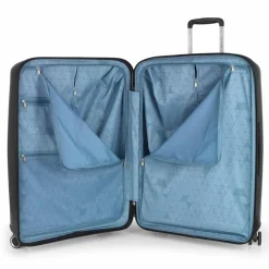 Gabol 4-Rollen Koffer|Hartgepäck<Queens 4 Rollen Trolley L 75 cm mit Dehnfalte negro