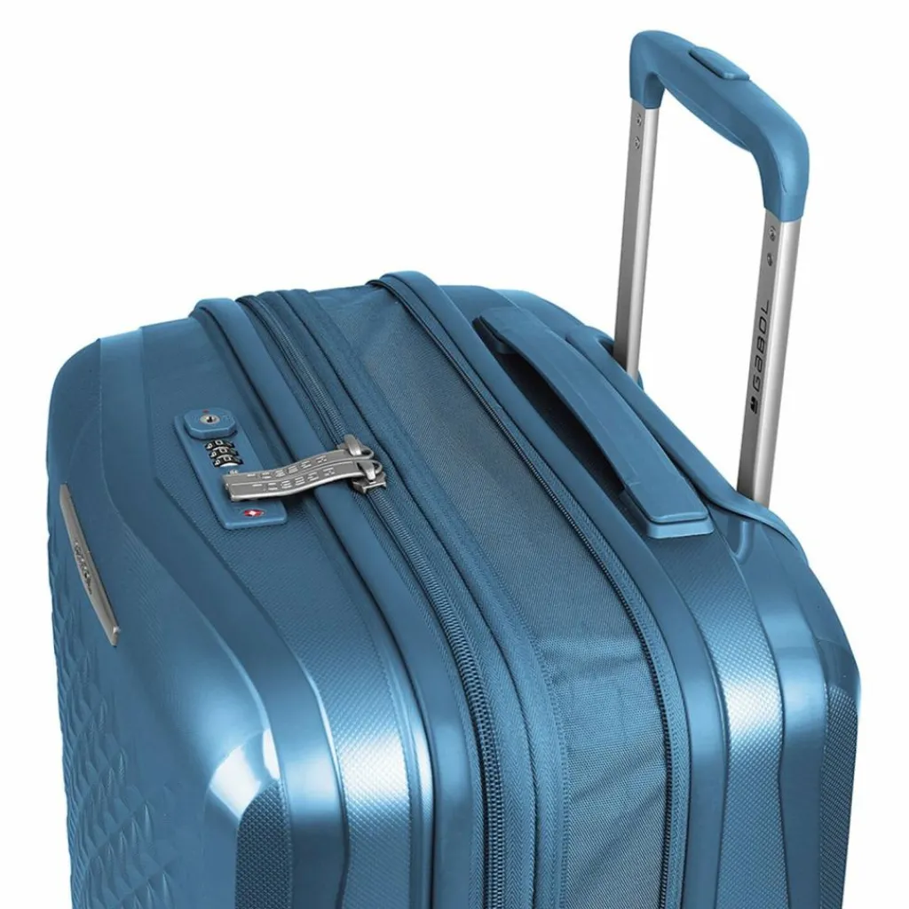 Sale Gabol Queens 4 Rollen Trolley M 64.5 cm mit Dehnfalte azul