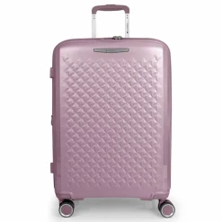Gabol 4-Rollen Koffer|Hartgepäck<Queens 4 Rollen Trolley M 64.5 cm mit Dehnfalte lila