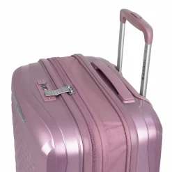 Gabol 4-Rollen Koffer|Hartgepäck<Queens 4 Rollen Trolley M 64.5 cm mit Dehnfalte lila
