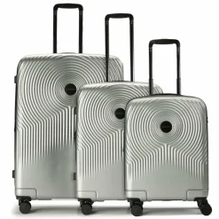 Gabol Koffersets Als Hartgepäck|Koffersets 3-Teilig<Radar 4 Rollen Kofferset 3-teilig mit Dehnfalte plata