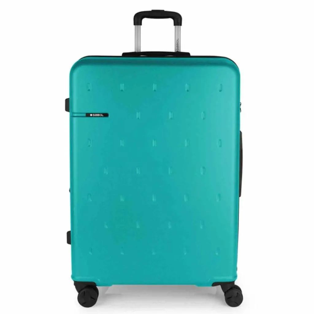 Gabol 4-Rollen Koffer|Hartgepäck<4-Rollen Trolley 77 cm turquesa