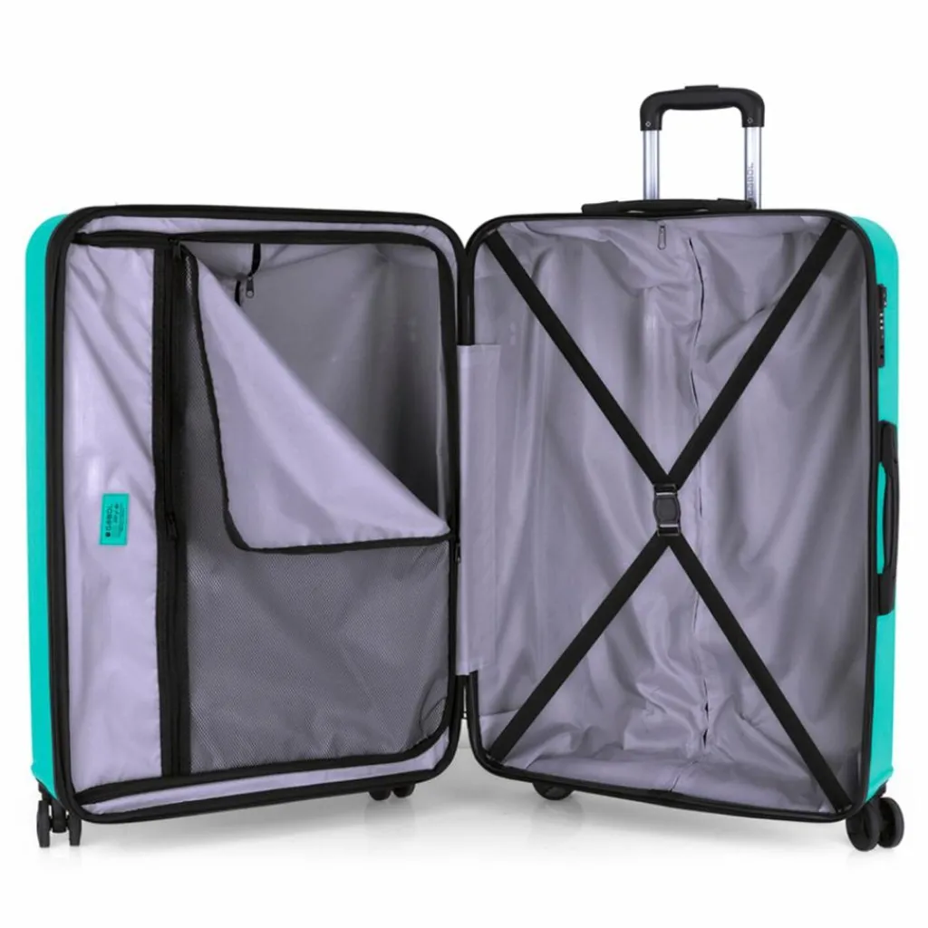 Gabol 4-Rollen Koffer|Hartgepäck<4-Rollen Trolley 77 cm turquesa