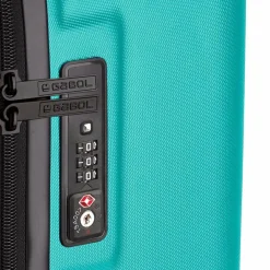 Gabol 4-Rollen Koffer|Hartgepäck<4-Rollen Trolley 77 cm turquesa