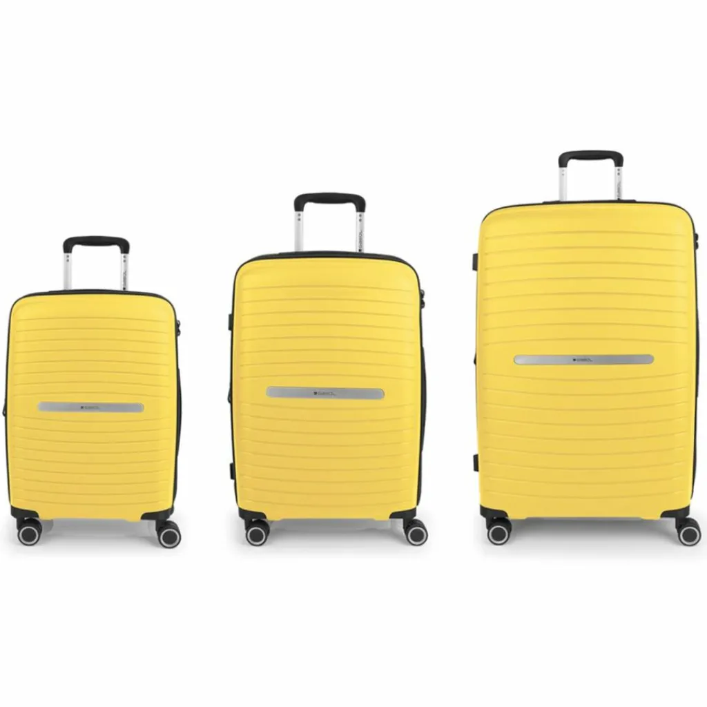 Gabol Koffersets Als Hartgepäck|Koffersets 3-Teilig<Shinyuu 4 Rollen Kofferset 3-teilig mit Dehnfalte amarillo