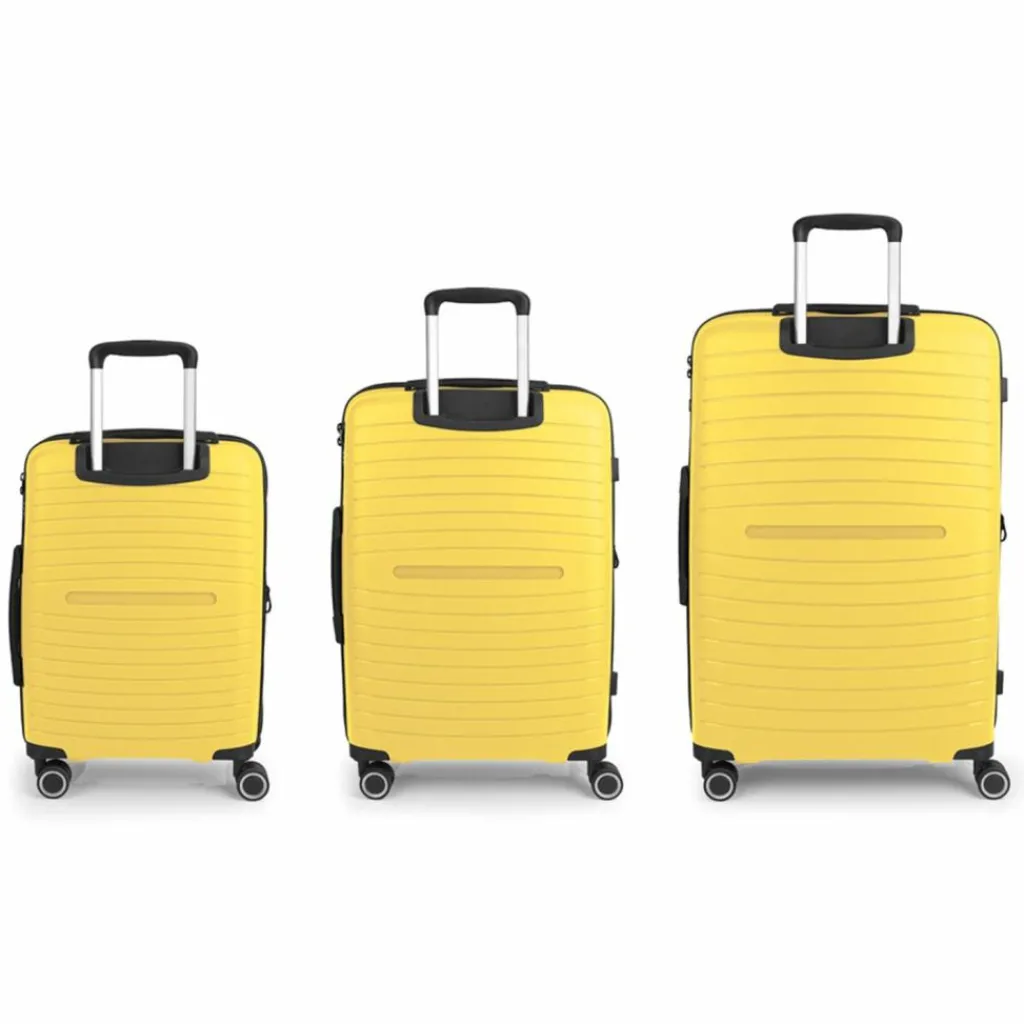 Gabol Koffersets Als Hartgepäck|Koffersets 3-Teilig<Shinyuu 4 Rollen Kofferset 3-teilig mit Dehnfalte amarillo