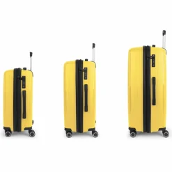 Gabol Koffersets Als Hartgepäck|Koffersets 3-Teilig<Shinyuu 4 Rollen Kofferset 3-teilig mit Dehnfalte amarillo