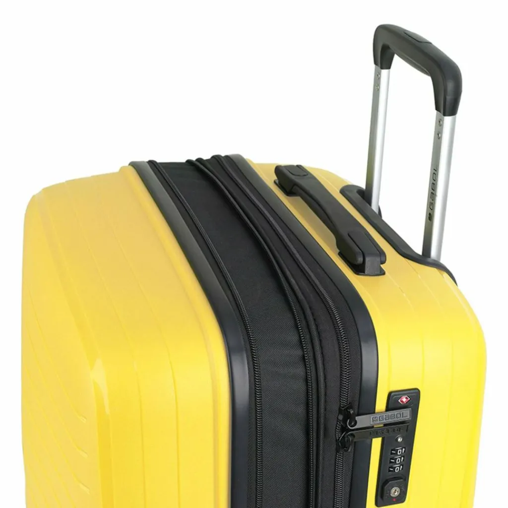 Gabol Koffersets Als Hartgepäck|Koffersets 3-Teilig<Shinyuu 4 Rollen Kofferset 3-teilig mit Dehnfalte amarillo