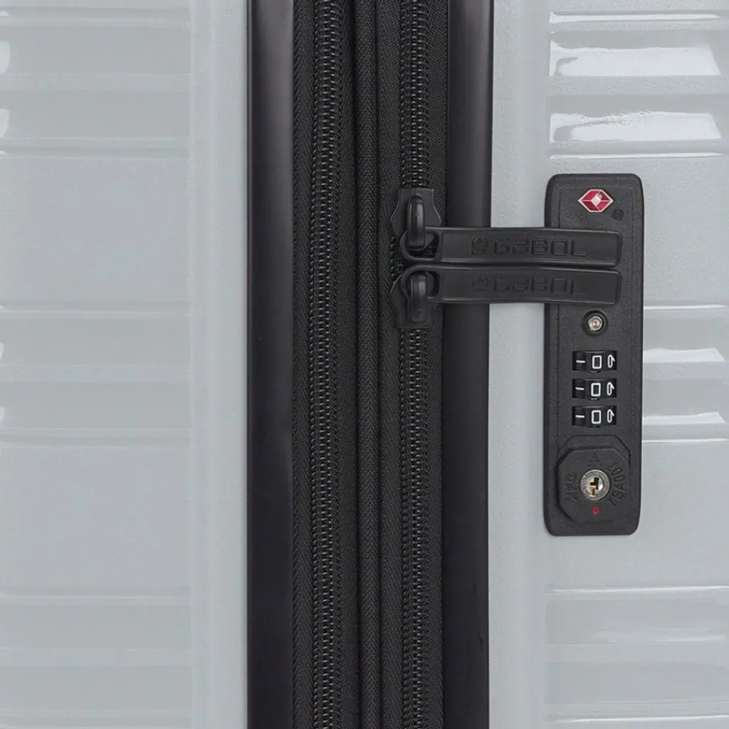 Gabol Hartgepäck Kabinengepäck|4-Rollen Kabinentrolleys<Uyiko 4 Rollen Kabinentrolley 54 cm mit Dehnfalte plata