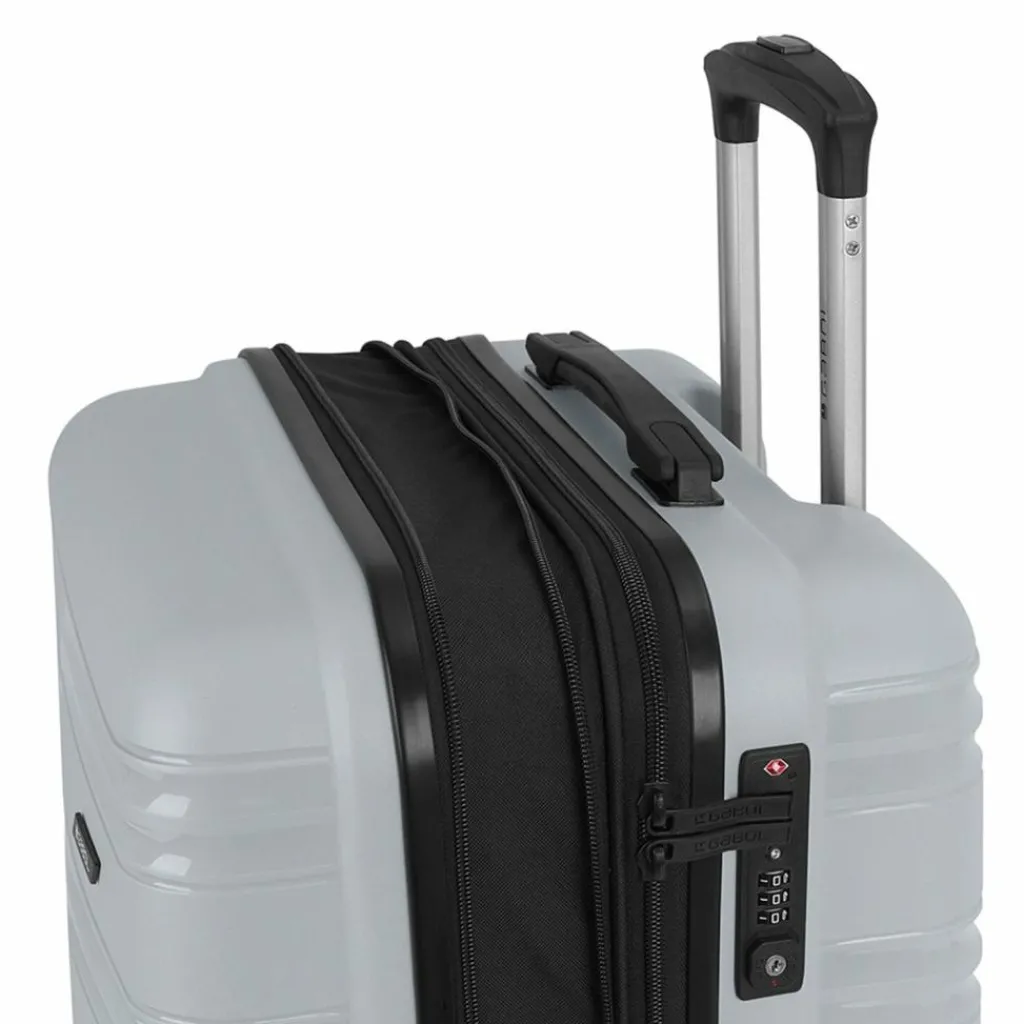 Gabol Hartgepäck Kabinengepäck|4-Rollen Kabinentrolleys<Uyiko 4 Rollen Kabinentrolley 54 cm mit Dehnfalte plata