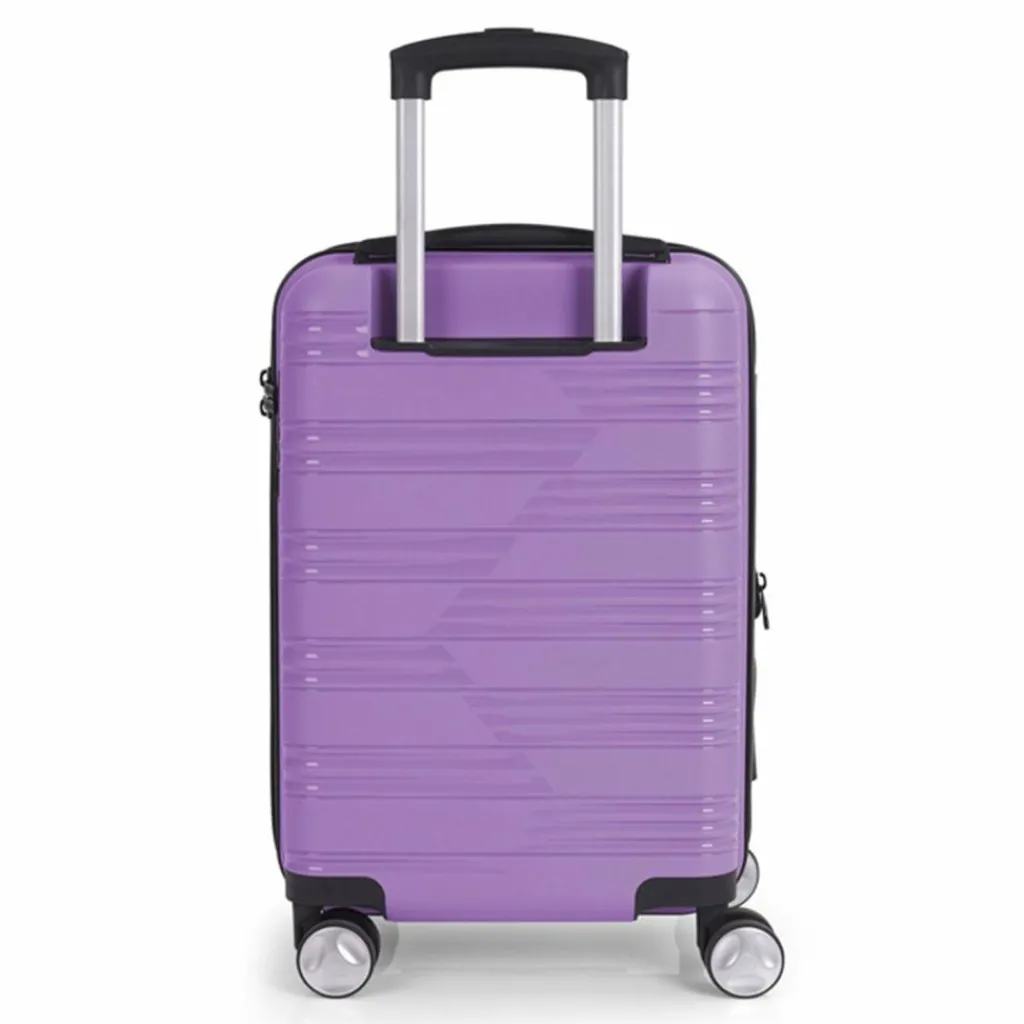 Clearance Gabol Uyiko 4 Rollen Kabinentrolley 54 cm mit Dehnfalte lila