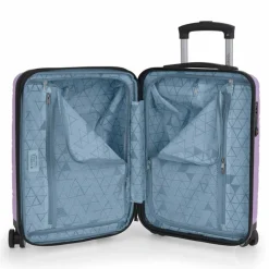 Clearance Gabol Uyiko 4 Rollen Kabinentrolley 54 cm mit Dehnfalte lila