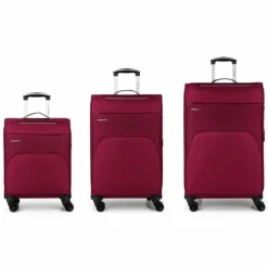 Gabol Zambia 4 Rollen Kofferset 3-teilig mit Dehnfalte