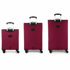 Gabol Zambia 4 Rollen Kofferset 3-teilig mit Dehnfalte