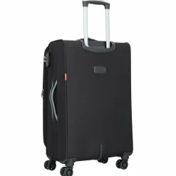 Gabol Weichgepäck|4-Rollen Koffer<Zambia 4-Rollen Trolley 69 cm schwarz