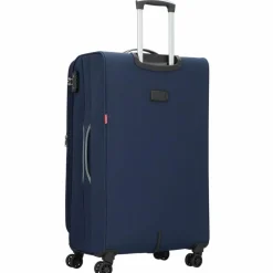 Gabol Weichgepäck|4-Rollen Koffer<Zambia 4-Rollen Trolley 79 cm blau