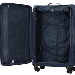 Gabol Weichgepäck|4-Rollen Koffer<Zambia 4-Rollen Trolley 79 cm blau