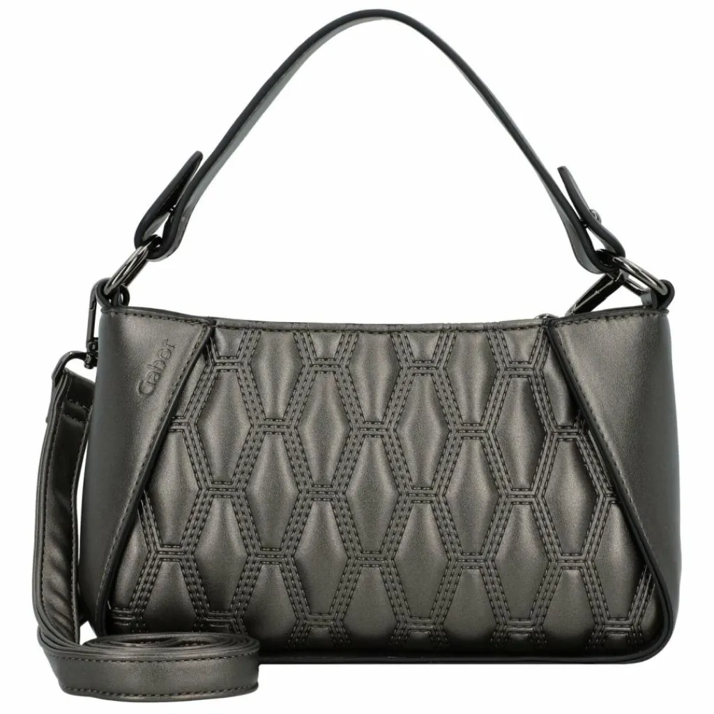 Gabor Schultertaschen<Benira Schultertasche S 24 cm metallic grey