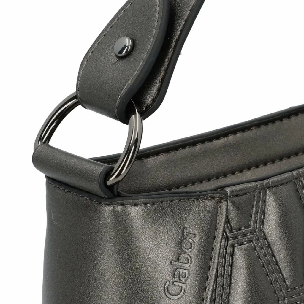Gabor Schultertaschen<Benira Schultertasche S 24 cm metallic grey