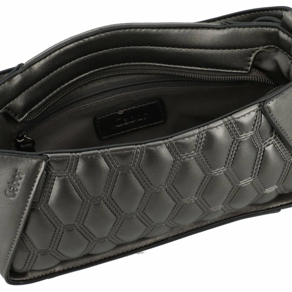 Gabor Schultertaschen<Benira Schultertasche S 24 cm metallic grey