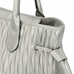 Gabor Shopper|Schultertaschen<Granada Wave Shopper Tasche 43 cm silver