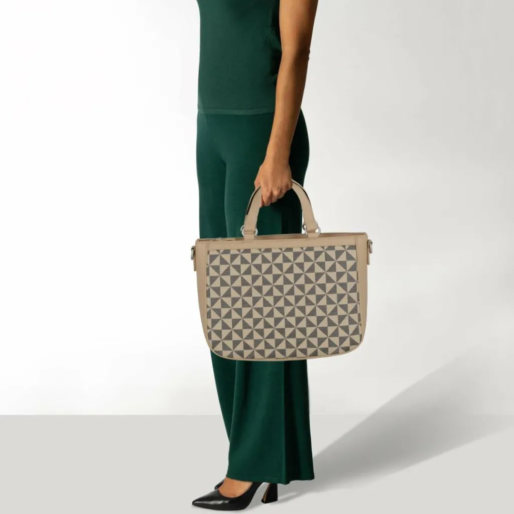 Gabor Henkeltaschen<Meria Handtasche 30 cm printed black