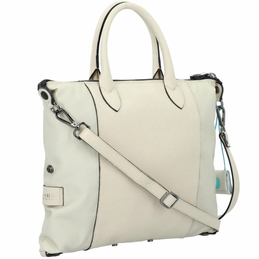 Gabs Henkeltaschen|Schultertaschen<G3 Schultertasche M Leder 37 cm ecru