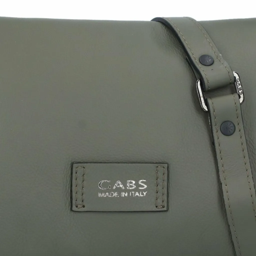 Hot Gabs Iduna Schultertasche M Leder 26 cm military