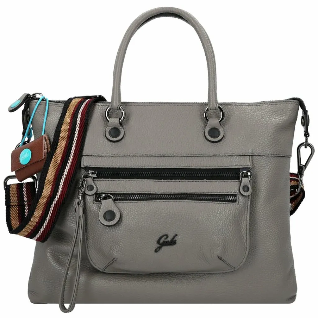 Gabs Henkeltaschen<Lavinia Handtasche Leder 37 cm zinc