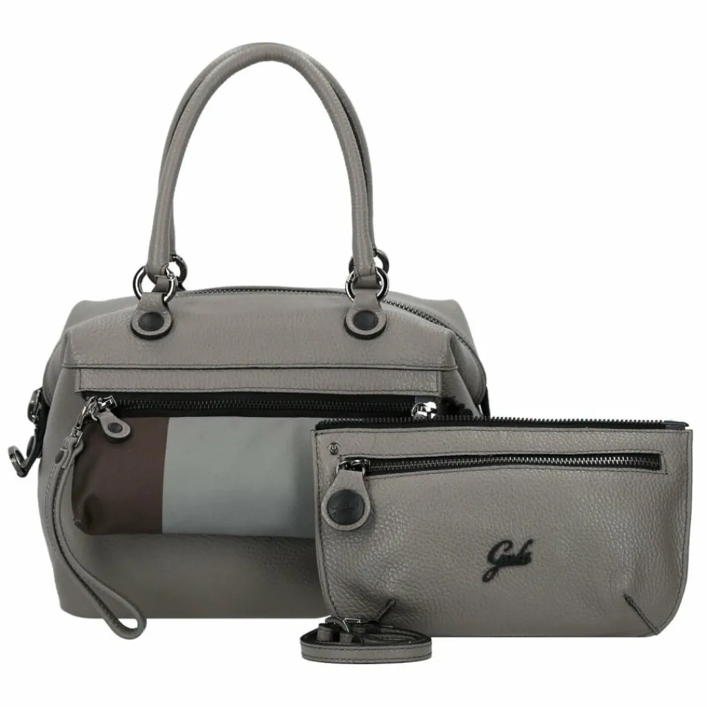 Gabs Henkeltaschen<Lavinia Handtasche Leder 37 cm zinc