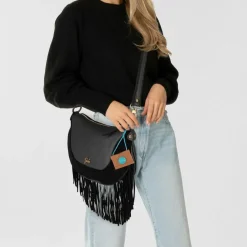 Gabs Schultertaschen|Henkeltaschen<Marty Schultertasche Leder 29 cm black