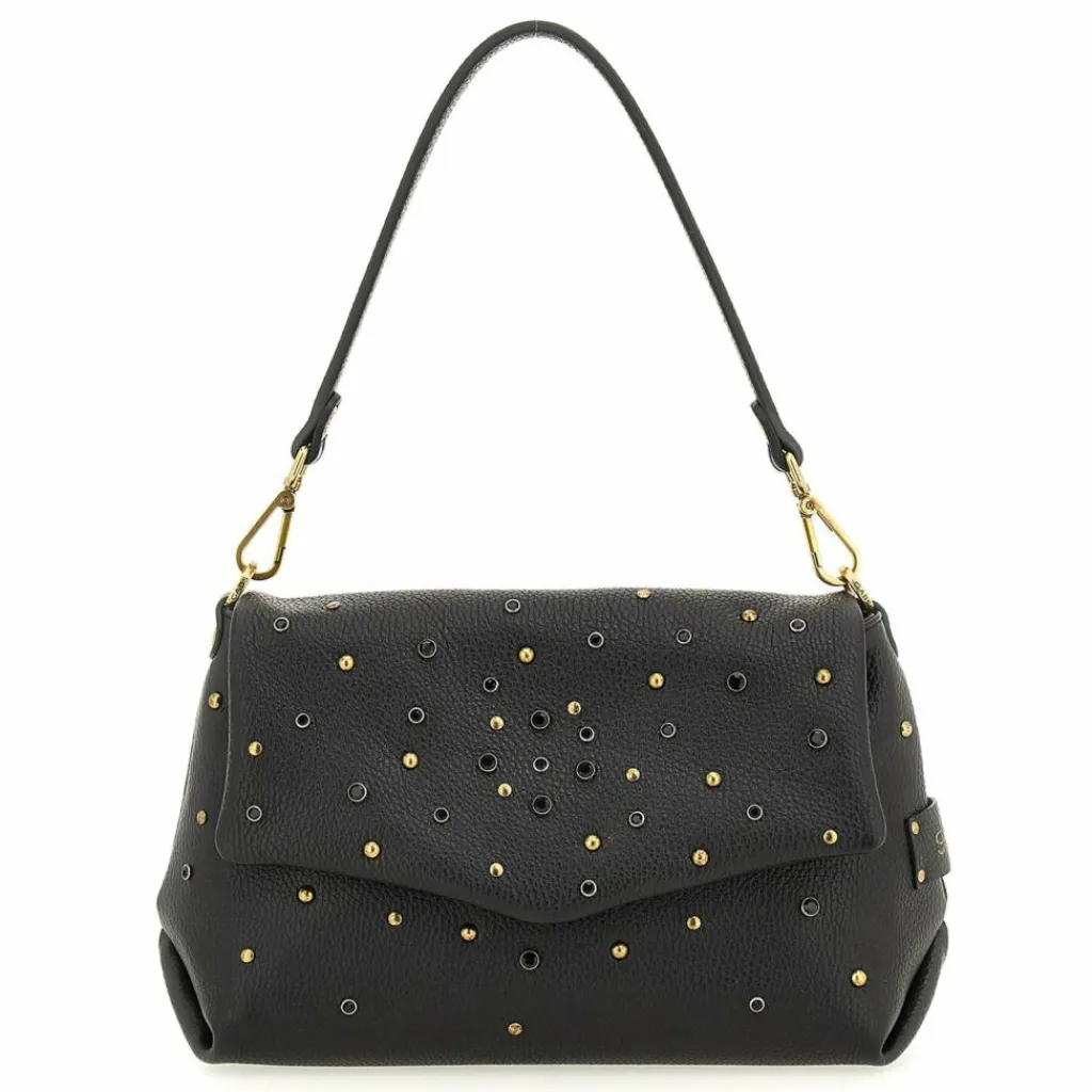 Gabs Schultertaschen<Nihan Schultertasche Leder 28 cm black