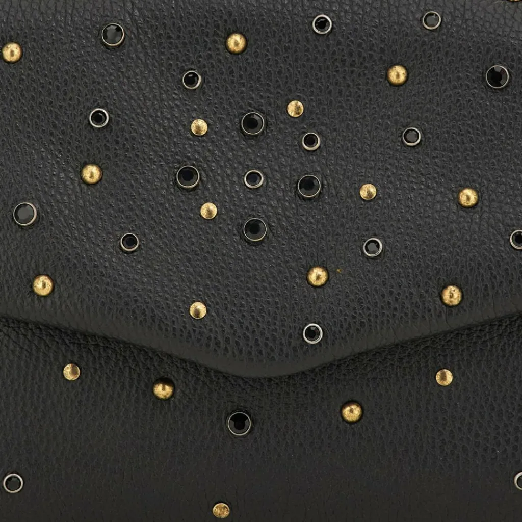 Gabs Schultertaschen<Nihan Schultertasche Leder 28 cm black