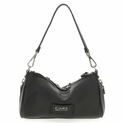 Gabs Schultertaschen<Pepita Schultertasche Leder 20 cm mit Dehnfalte black