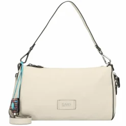 Online Gabs Pepita Schultertasche Leder 31 cm mit Dehnfalte milk