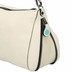 Online Gabs Pepita Schultertasche Leder 31 cm mit Dehnfalte milk